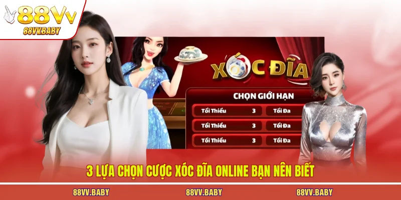 3 lựa chọn cược xóc đĩa online bạn nên biết