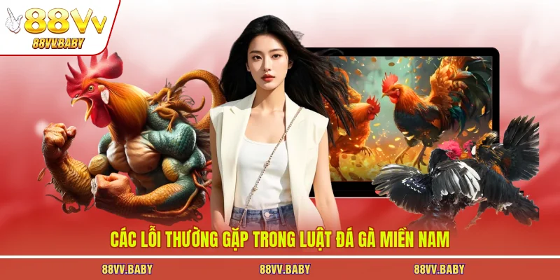 Các lỗi thường gặp trong luật đá gà miền Nam