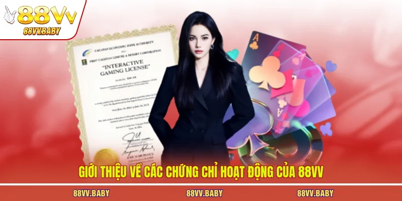Giới thiệu về các chứng chỉ hoạt động của 88VV
