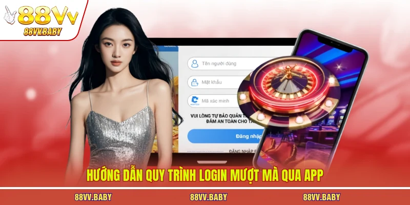 Hướng dẫn quy trình login mượt mà qua app