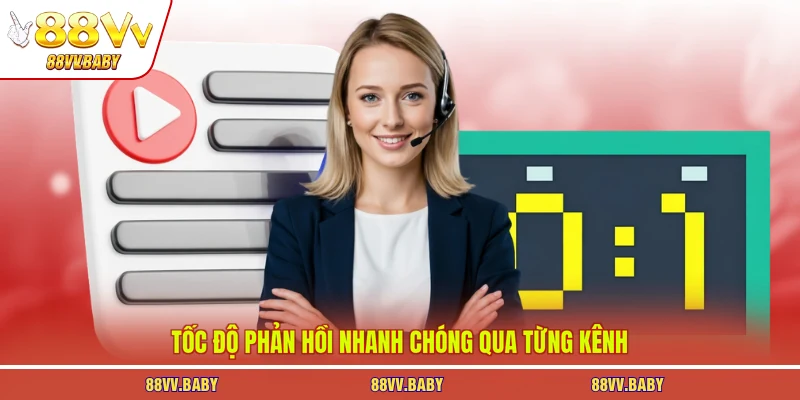 Tốc độ phản hồi nhanh chóng qua từng kênh